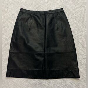 Vintage Neiman Marcus Exclusive leather skirt